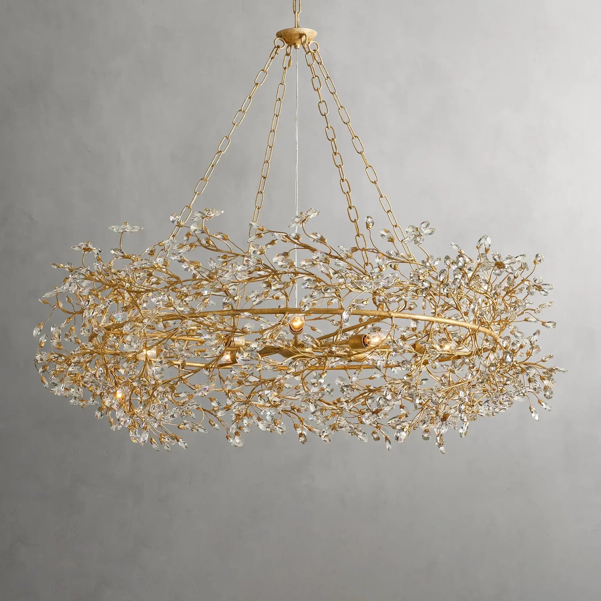 Fiore Crown Chandelier 39" 48"