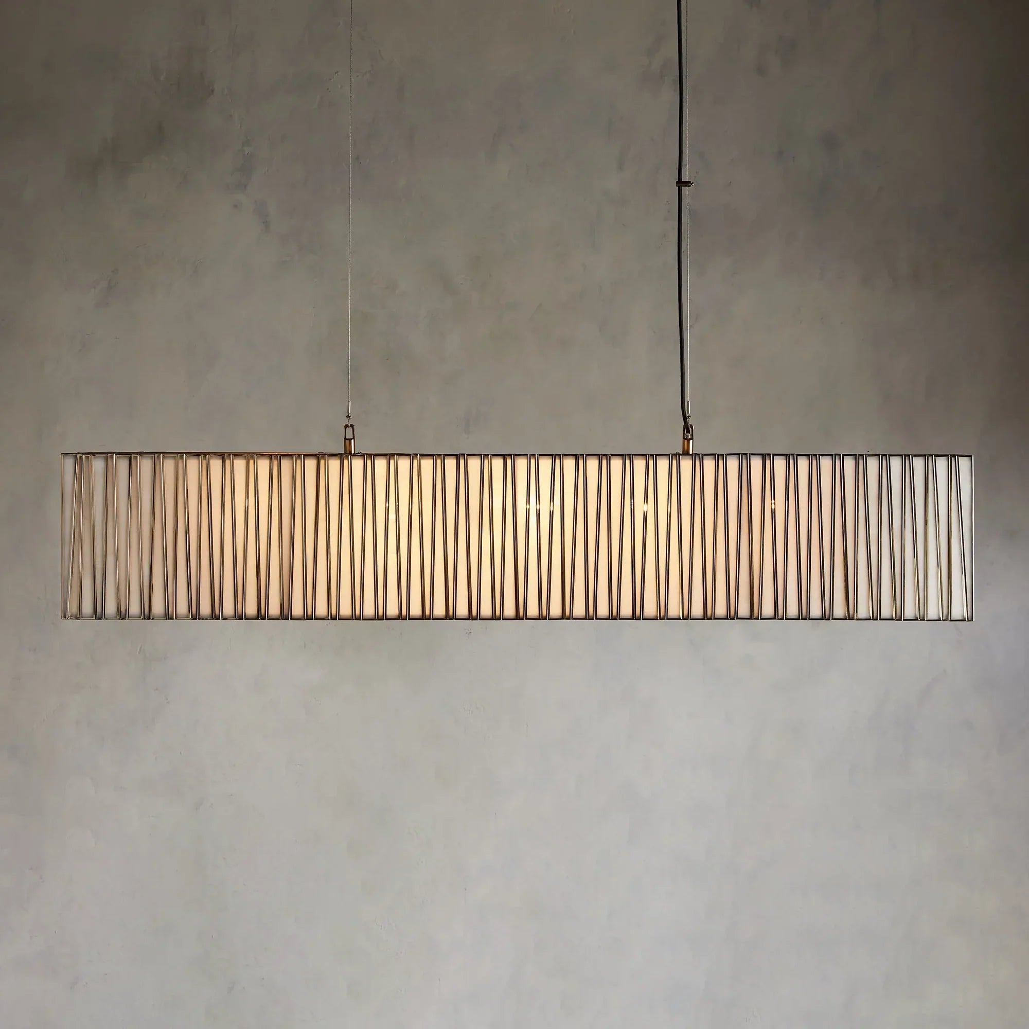 Art Glass Jeunet Rectangular Chandelier - Chandelier, Dinner Room, Glass, Jeunet Series, Living Room- Chandelier1-Luxehomezone