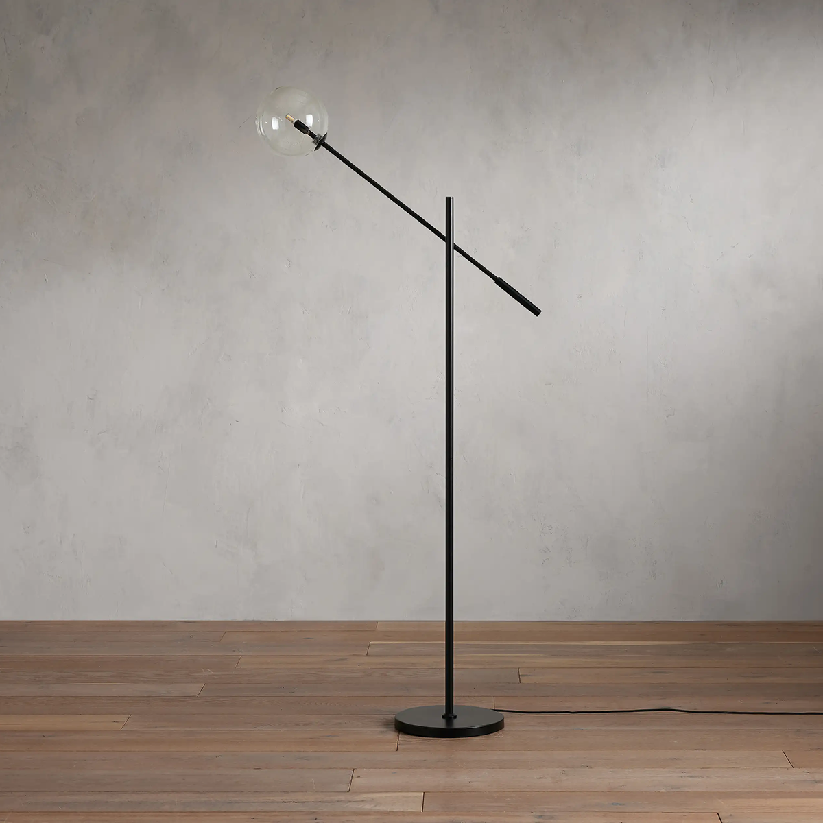 Moder Apollo Glass Ball Task Floor Lamp - All Products, Moder Apollo Series, Table Lamps- Floor Lamp1-Luxehomezone