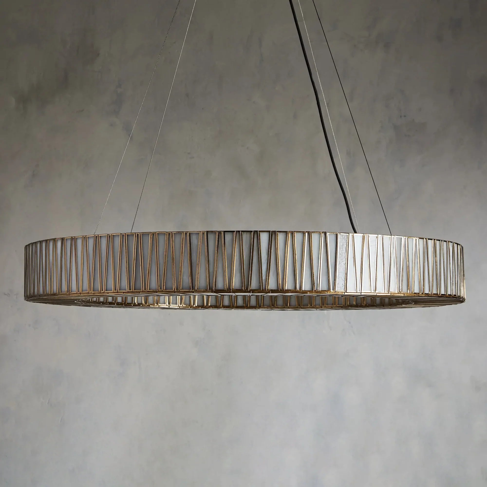 Art Glass Jeunet Round Chandelier - Chandelier, Dinner Room, Glass, Jeunet Series, Living Room- Chandelier1-Luxehomezone