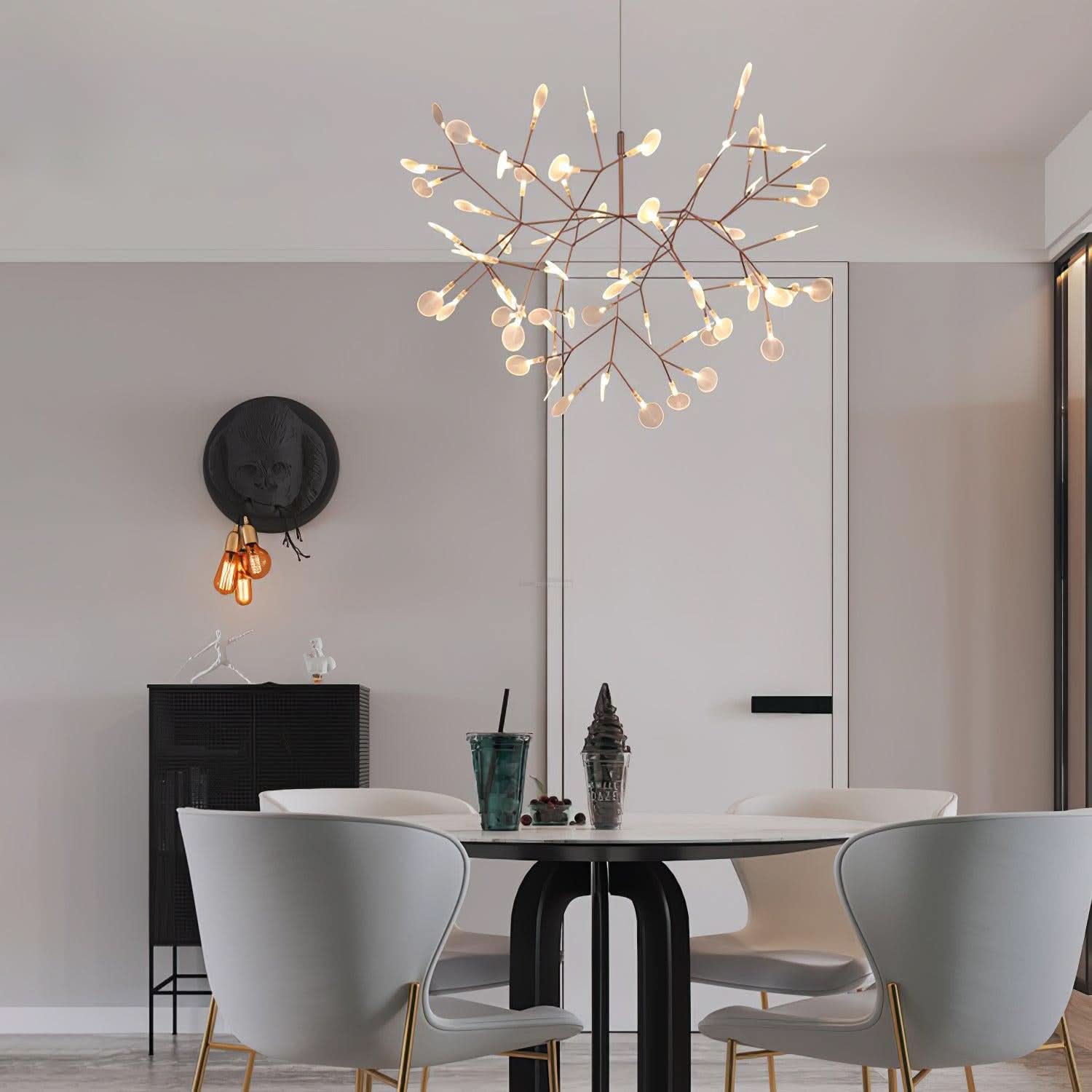 Rose Gold Firefly Chandelier - Luxehomezone