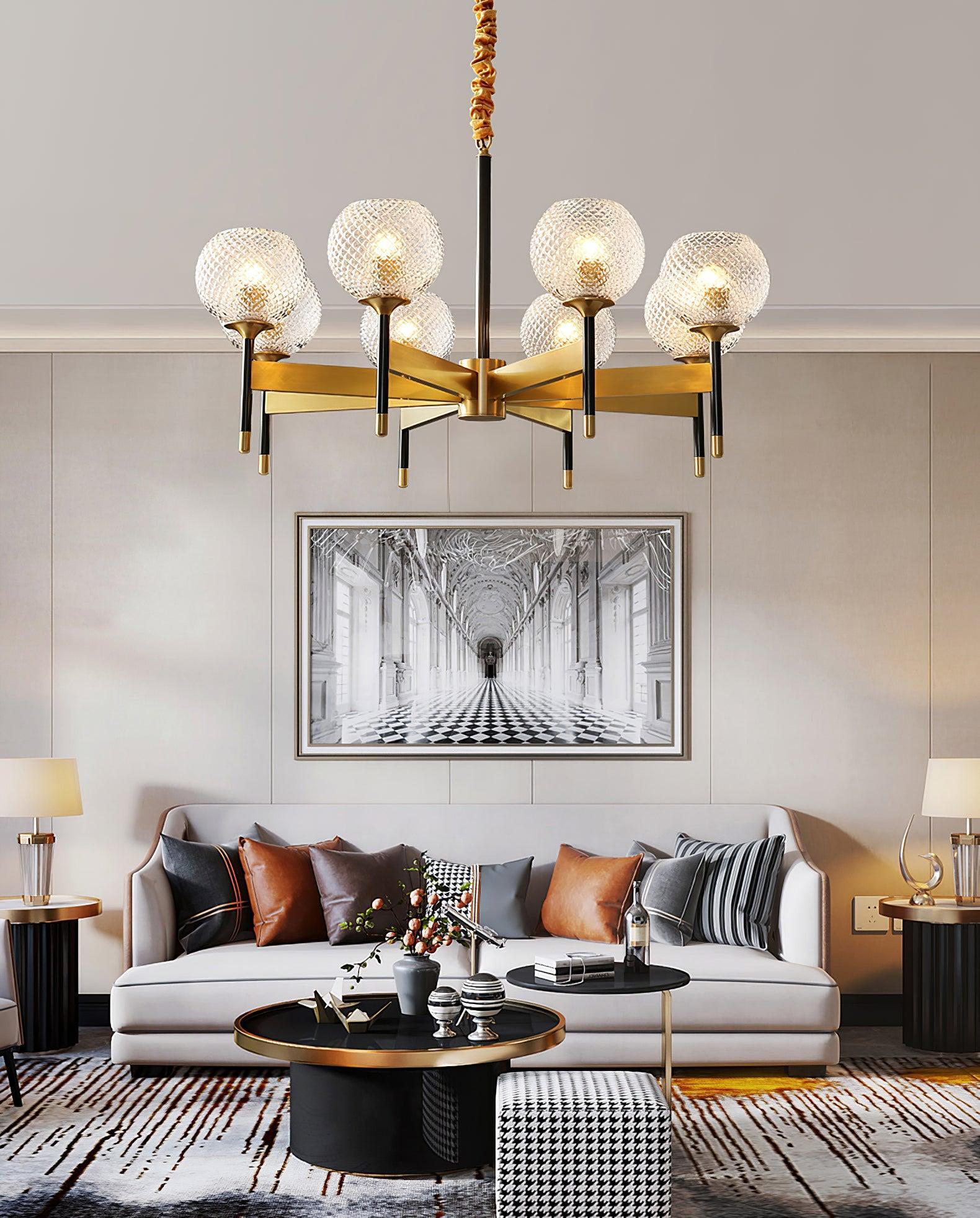 Breton Chandelier ∅ 27.2″ - Lucency-1-Luxehomezone