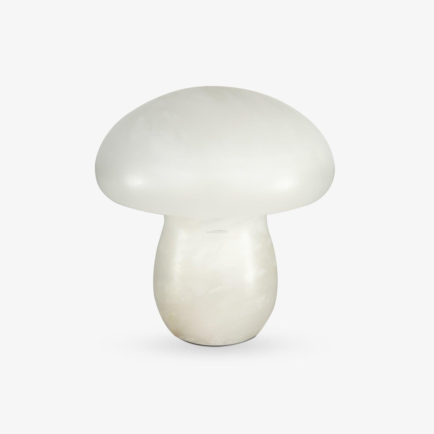 Marble Mushroom Table Lamp - Alabaster-1-Luxehomezone