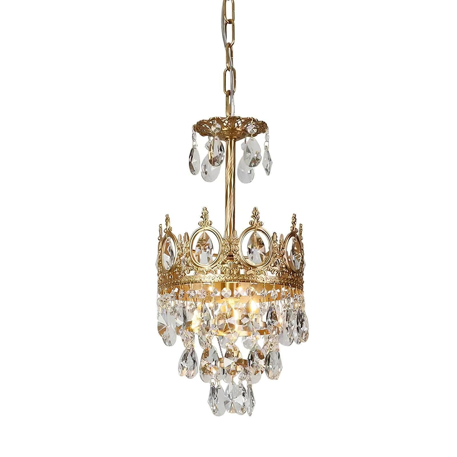 Vintage Crystal Chandelier - Crystals-1-Luxehomezone