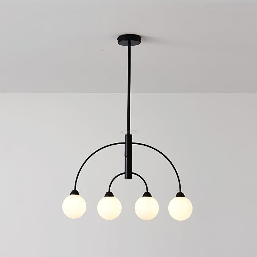 Prescott Chandelier with 4/6/8 heads - Bend, Marshmallow Chandelier-1-Luxehomezone
