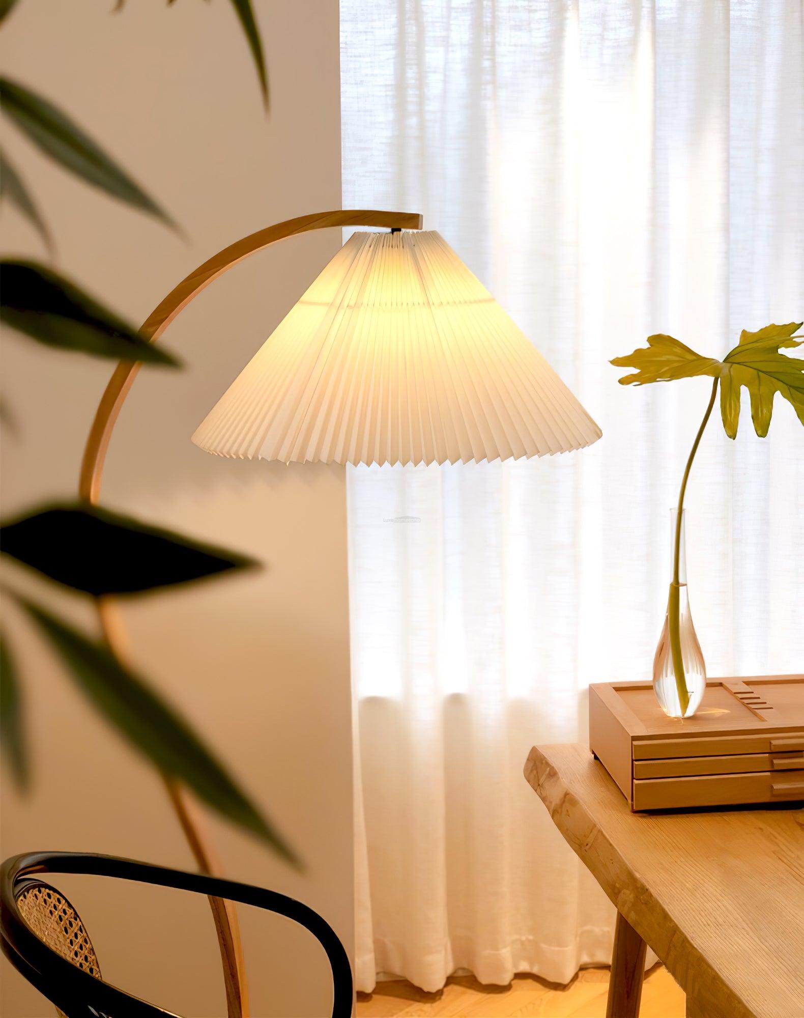 Caprany Floor Lamp - Drapery-1-Luxehomezone
