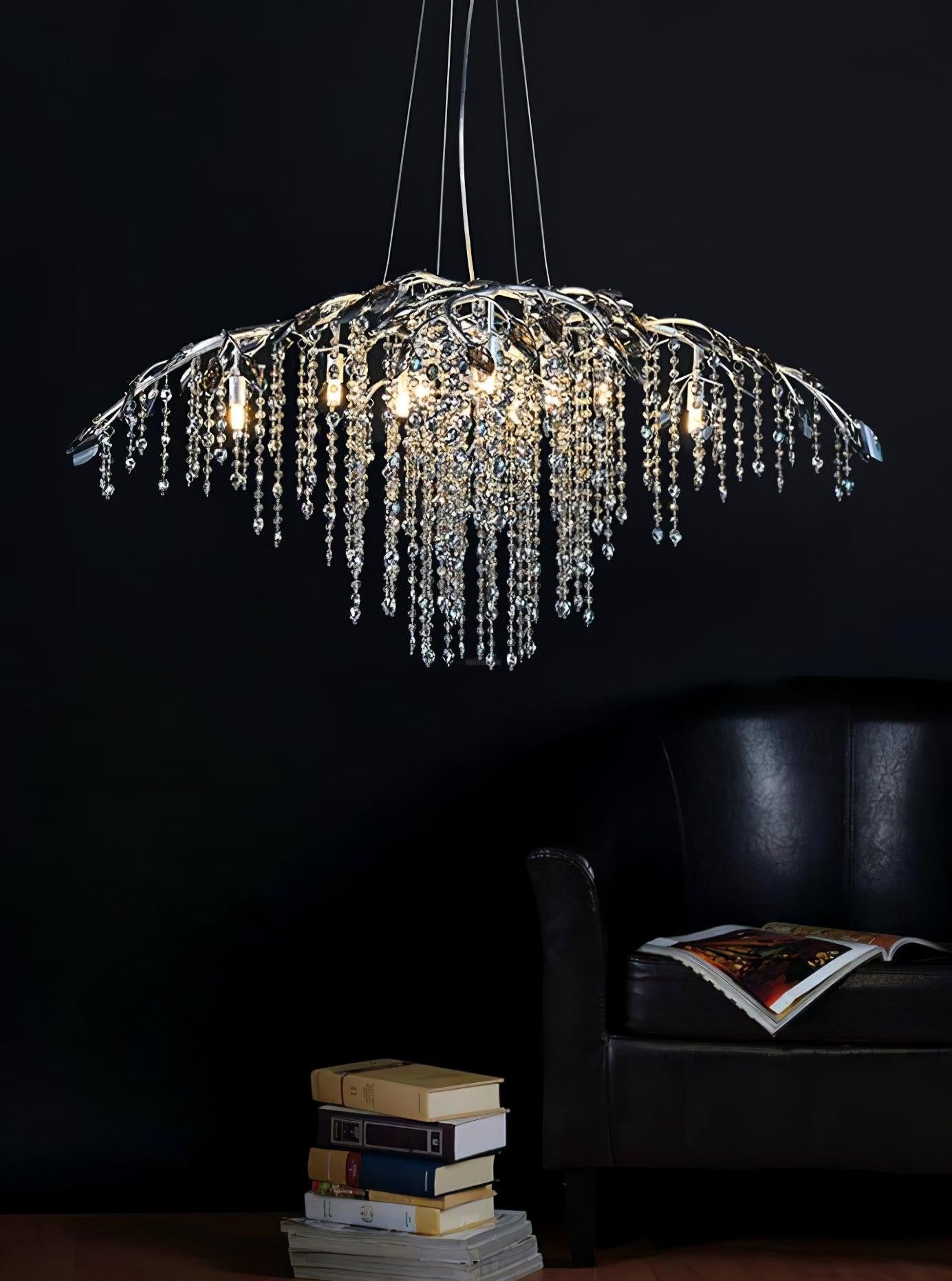 Autumn Twilight Round/Linear Chandelier - Branch-1-Luxehomezone