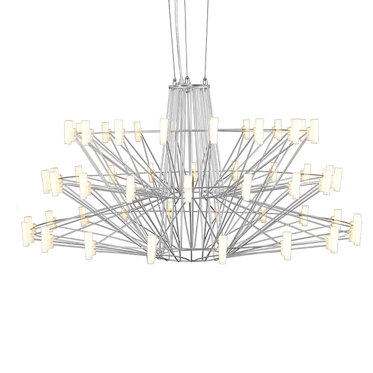 Sky Ballet Candle Chandelier ∅ 33.5″ ~∅ 39.8″ - Candle-1-Luxehomezone