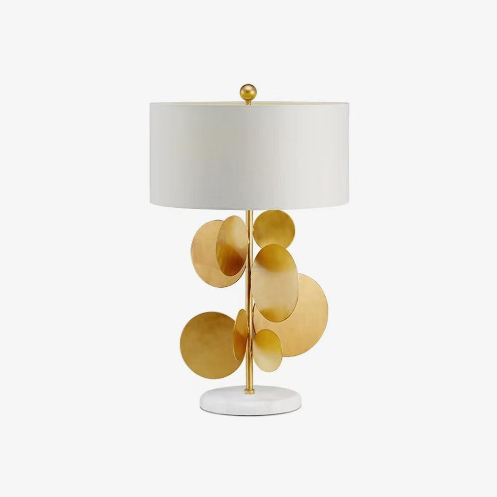 Mark Mcdowell Table Lamp ∅ 15″ - Fabric-1-Luxehomezone