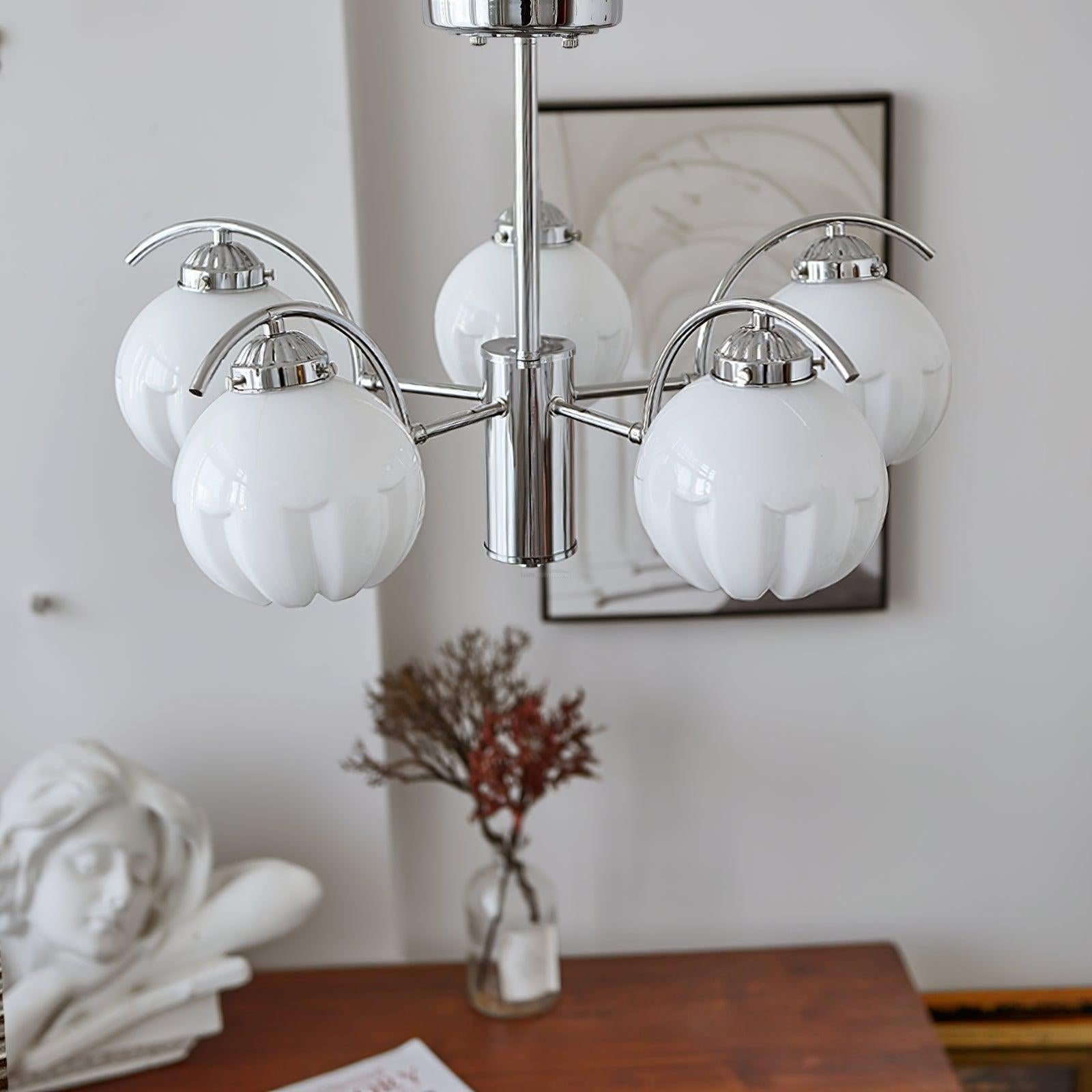 Litchford 5Lt Chandelier Φ 17.3″ - Bend-1-Luxehomezone
