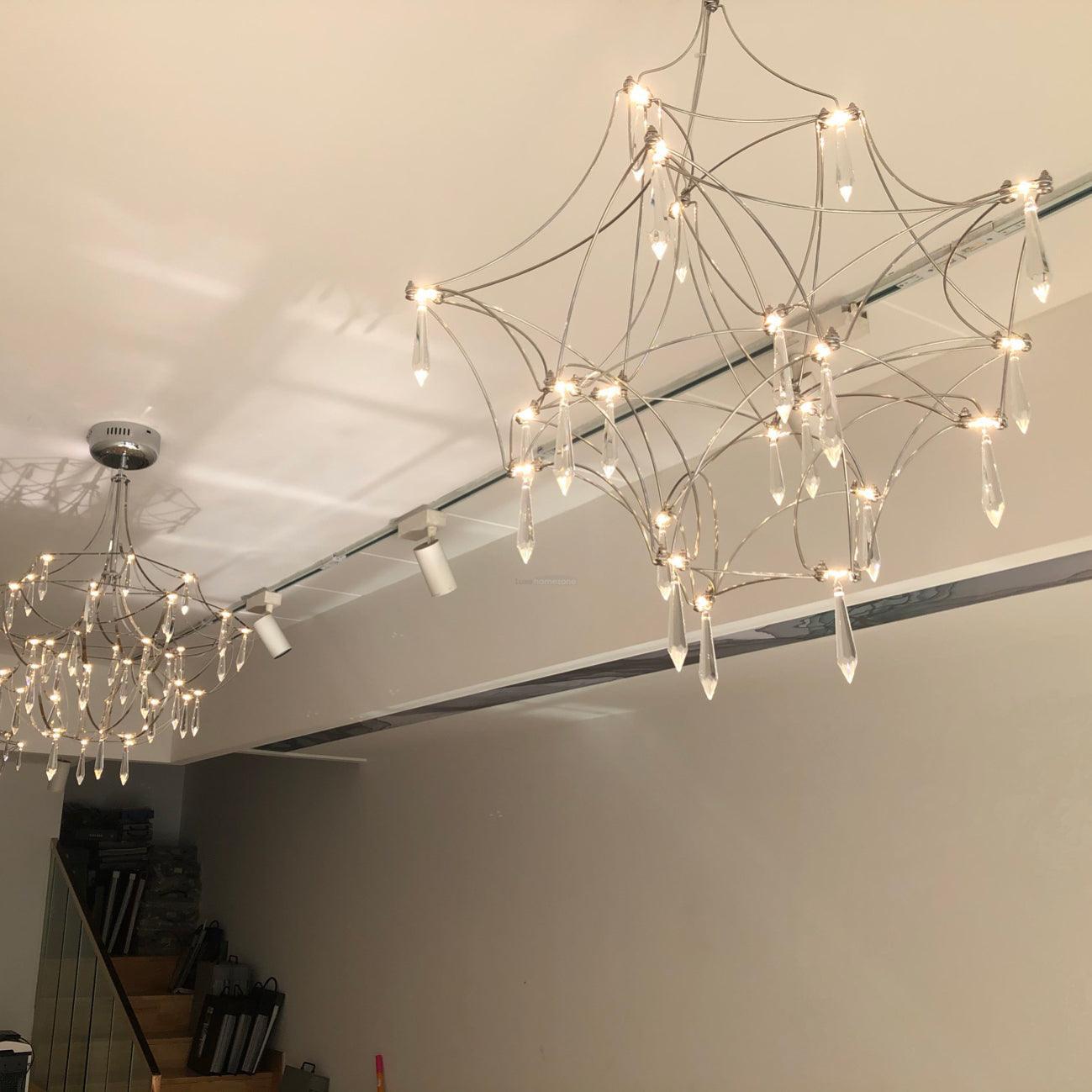 Candle Style Mira Chandeliers ∅ 23.6″ ∅ 31.5″ - Candle-1-Luxehomezone