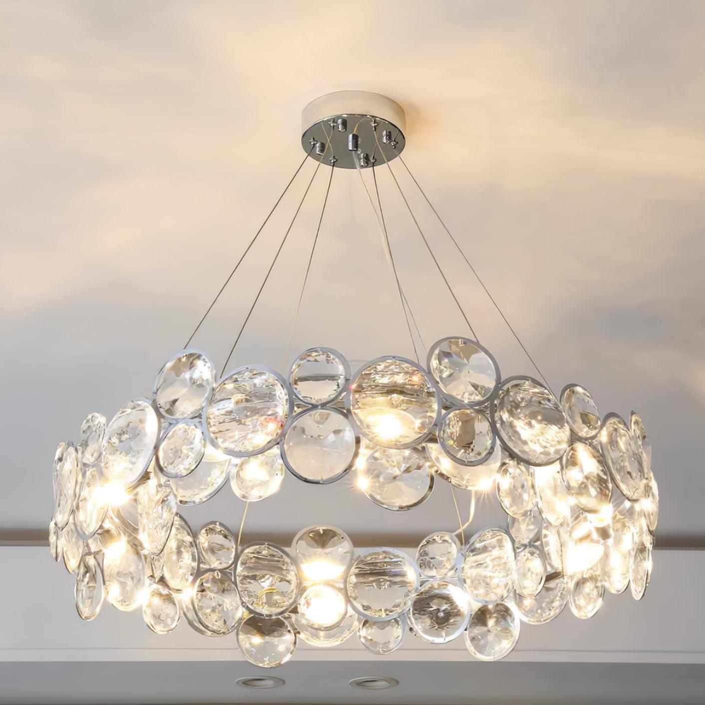 Chrome Crystal Chandelier - Crystals-1-Luxehomezone
