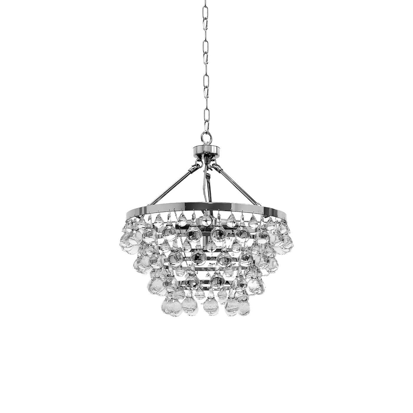 Unique Tiered Crystal Chandelier Φ 15.7″ - Crystals-1-Luxehomezone