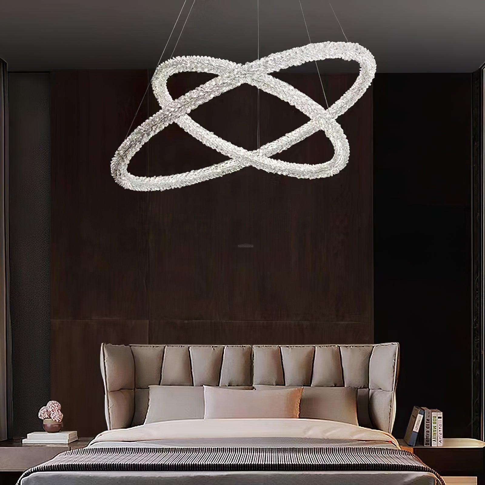 Crystal Ring Chandeliers - Crystals-1-Luxehomezone