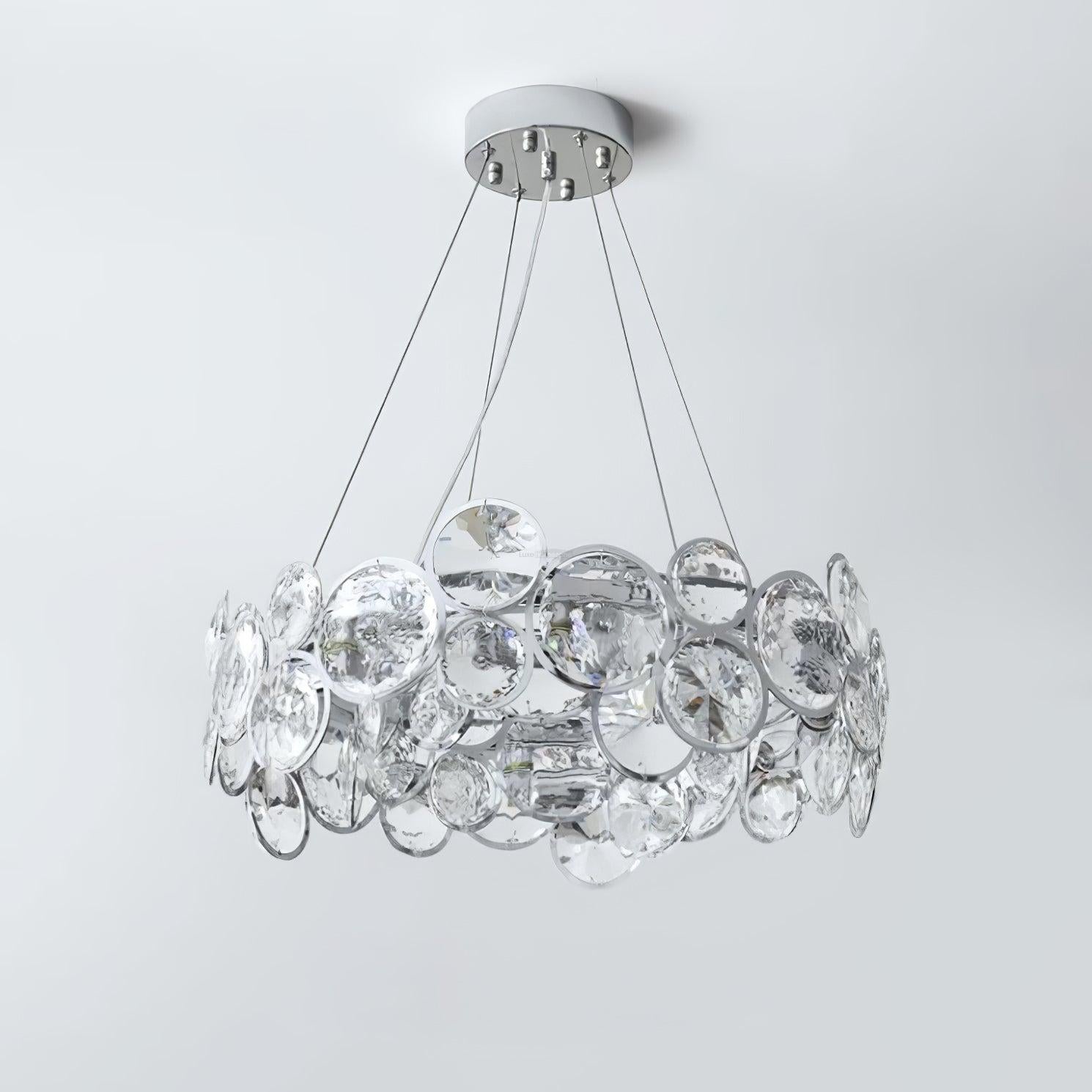 Chrome Crystal Chandelier - Crystals-1-Luxehomezone