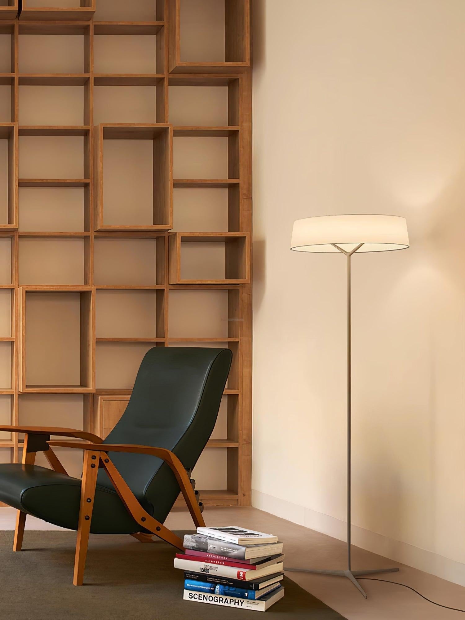 Paper Glow Round Floor Lamp - Paper-1-Luxehomezone