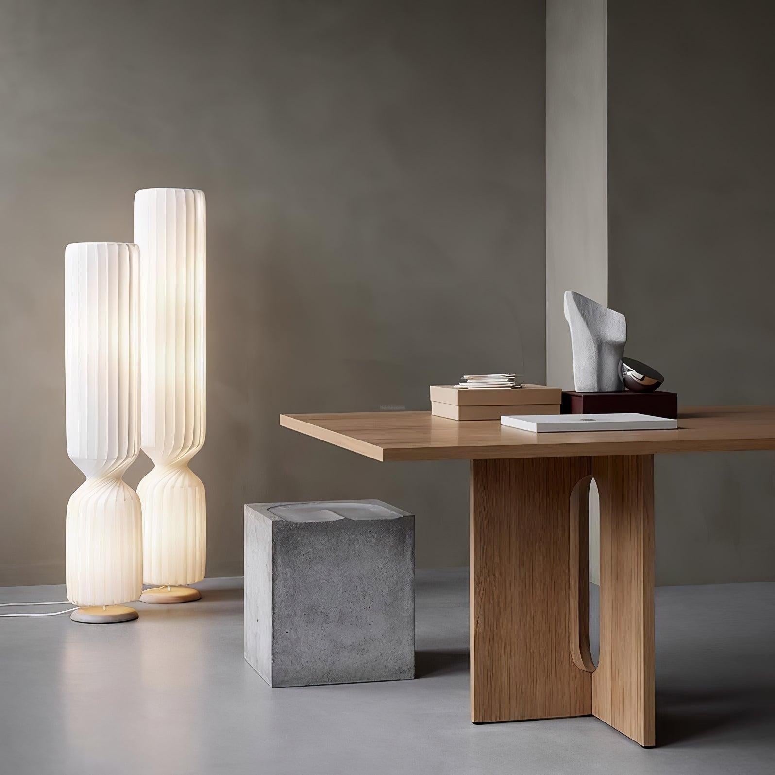 Twist Floor Lamp  ∅ 9.8″ - Pillar-1-Luxehomezone