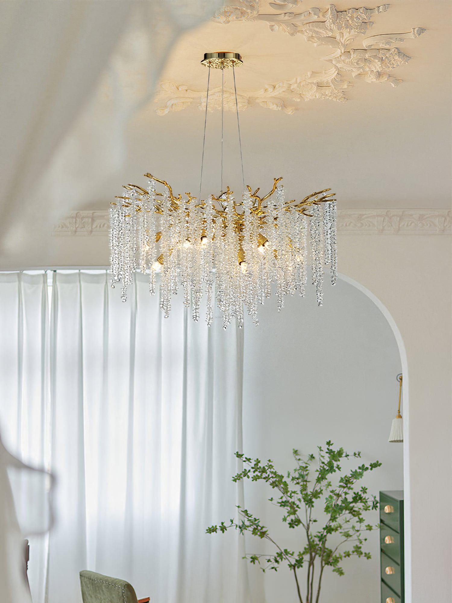 Albero Crystal Chandelier with 8/10/14 heads - Branch-1-Luxehomezone