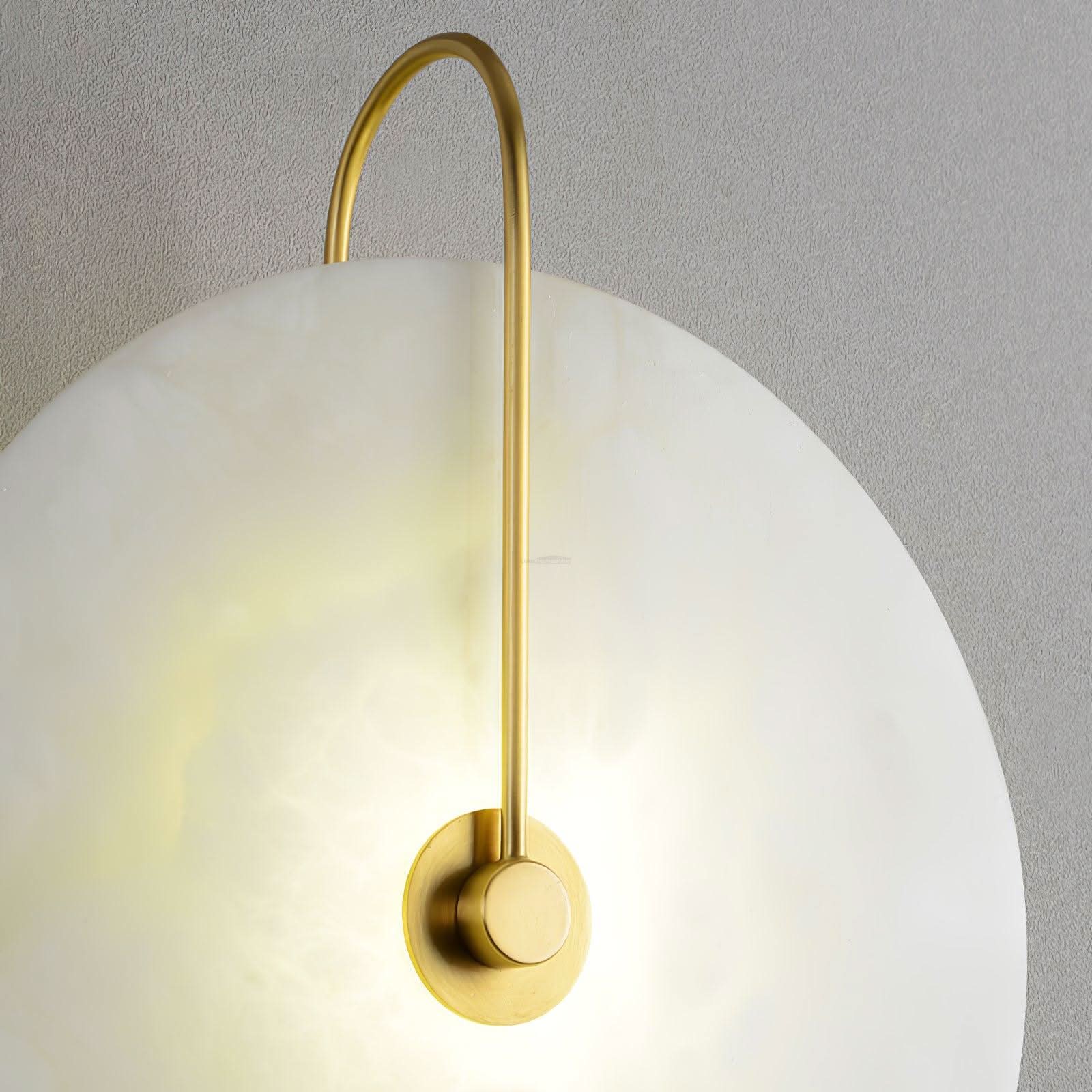 Alabaster LED Wall Lamp 6''/8''/10''/12'' - Luxehomezone