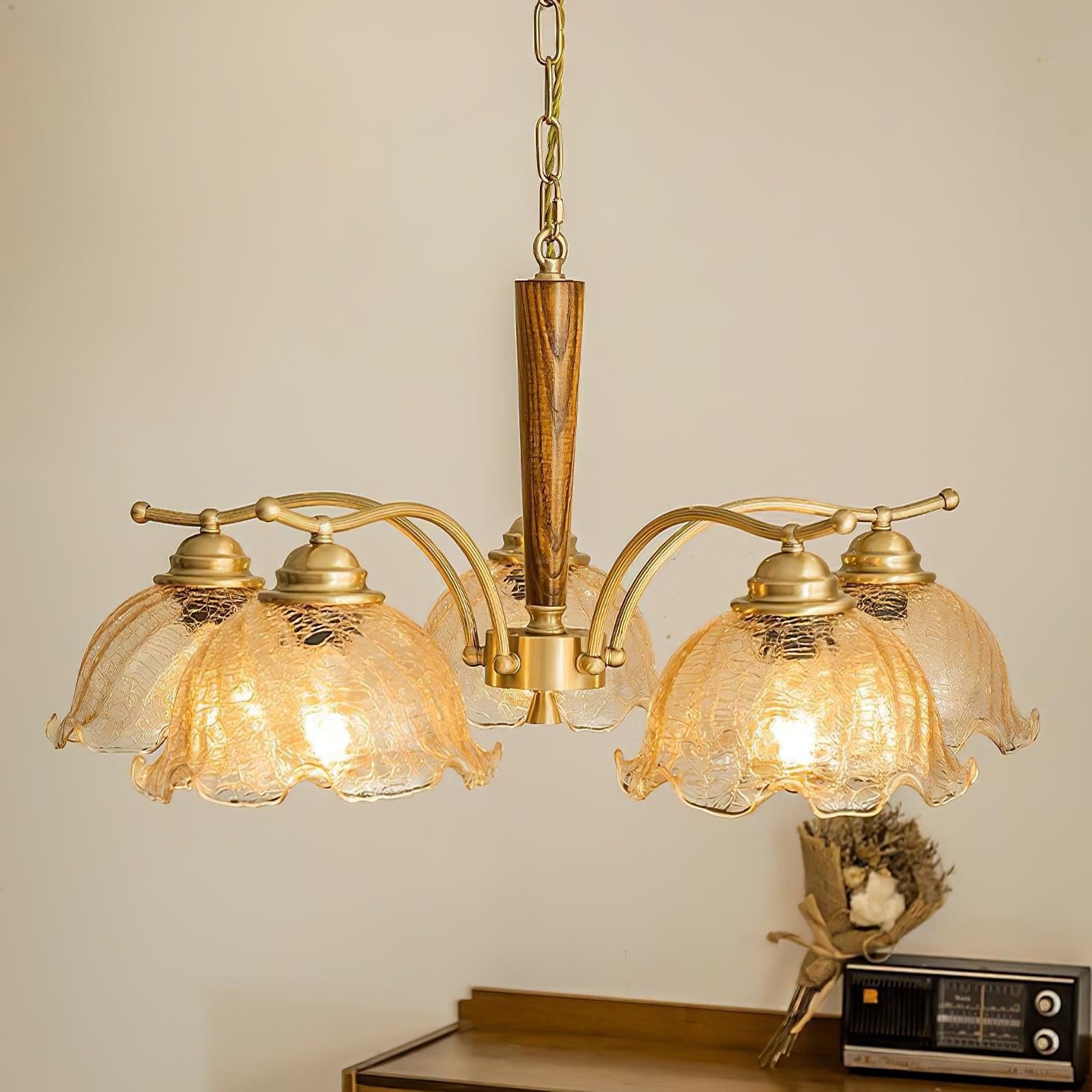 Crack Flower Chandelier ∅ 11.8″ - Luxehomezone