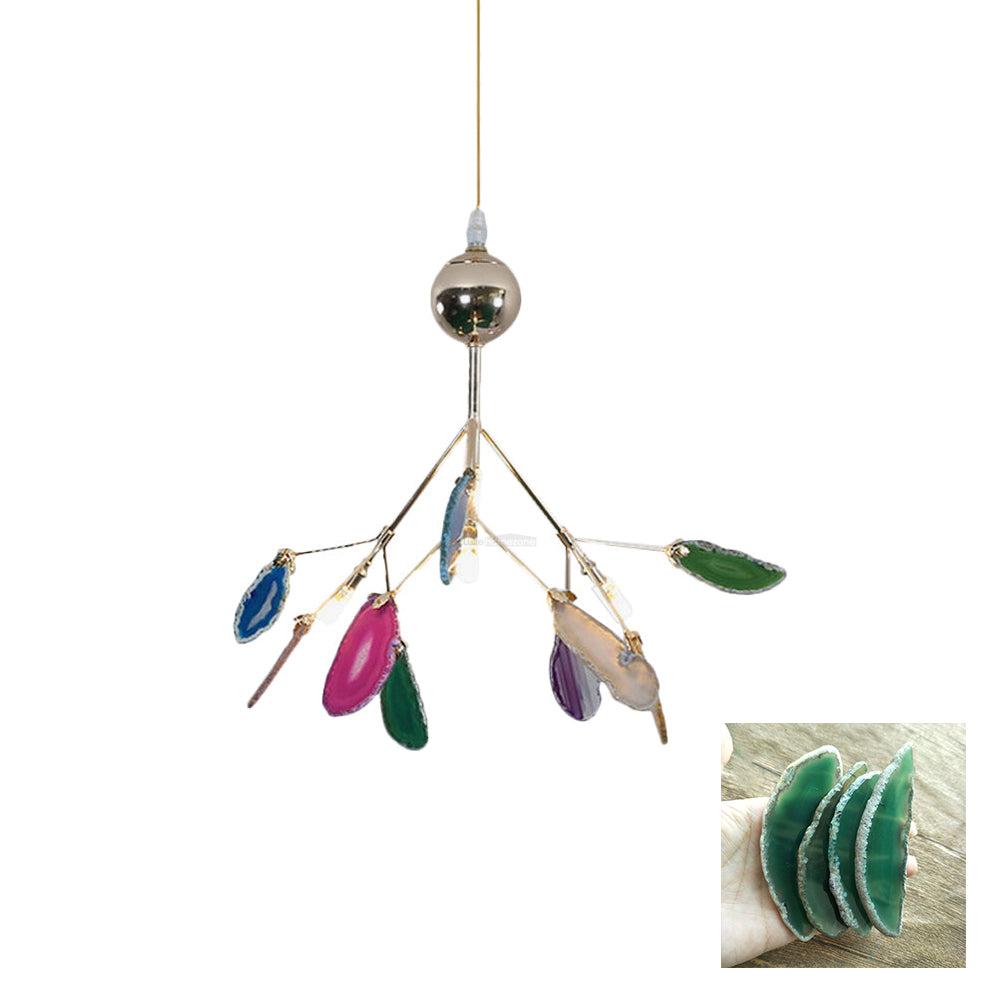 Agate Flake Chandelier with 4/12/16/20 heads - Branch-1-Luxehomezone