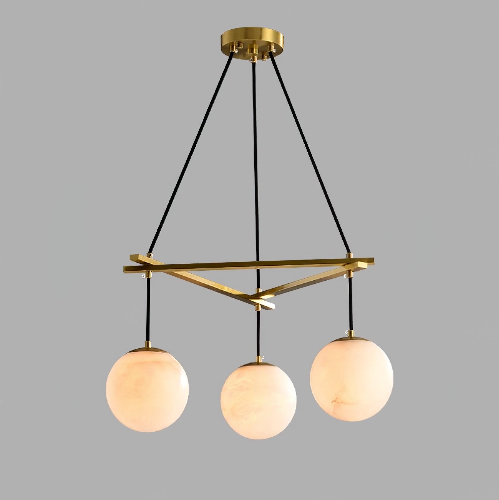 Alabaster Modern Round Ball Chandelier - Alabaster, Alabaster Chandelier, Alabaster lightings, Ball, Bedroom, brass, brass chandeliers, CCCC, Chandelier, Dining & Kitchen, Dining Room, foyer, Hotel, Living Room, metal, Modern, Round-1-Luxehomezone