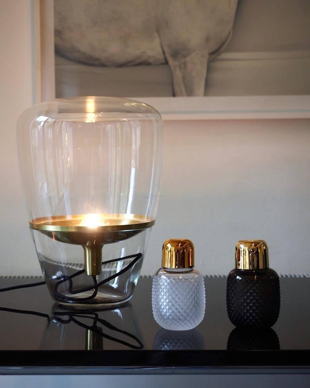 Balloon Table Lamp ∅ 11″ - Art Glass-1-Luxehomezone