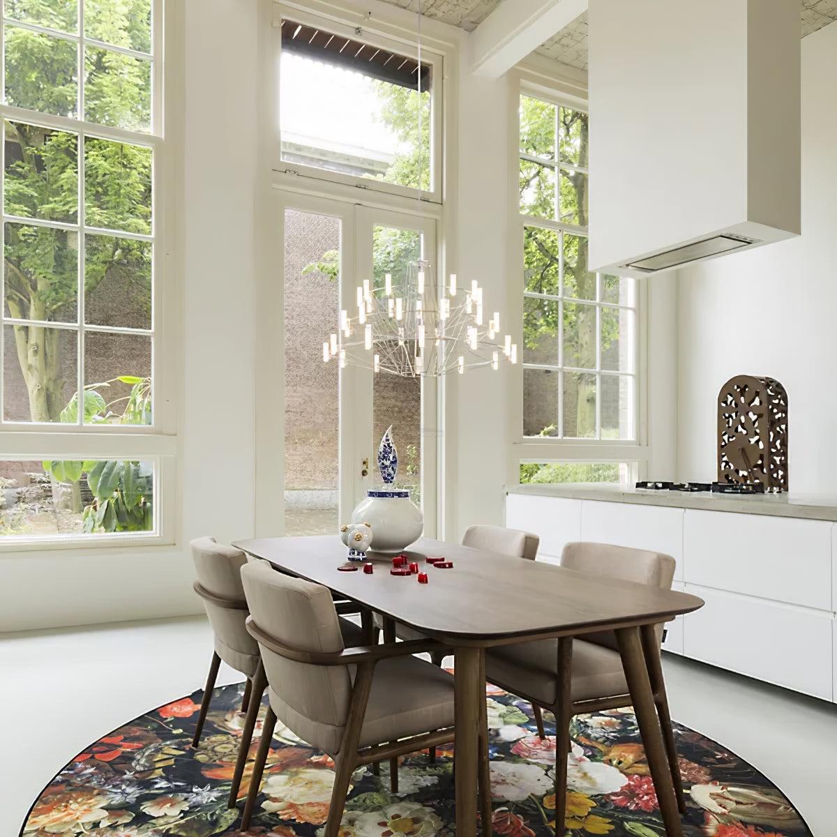 Sky Ballet Candle Chandelier ∅ 33.5″ ~∅ 39.8″ - Candle-1-Luxehomezone