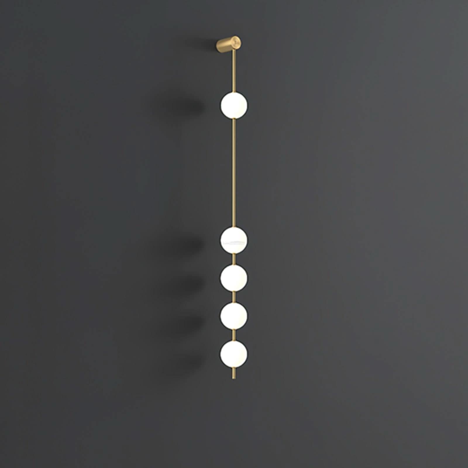 Vertical Balls Wall Sconce - Luxehomezone