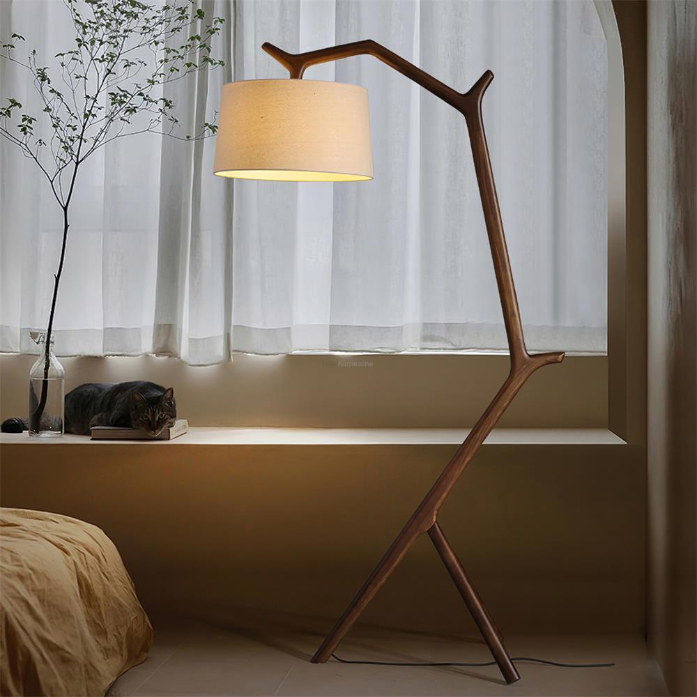 Umahi Floor Lamp  L 39.7″ - Fabric-1-Luxehomezone