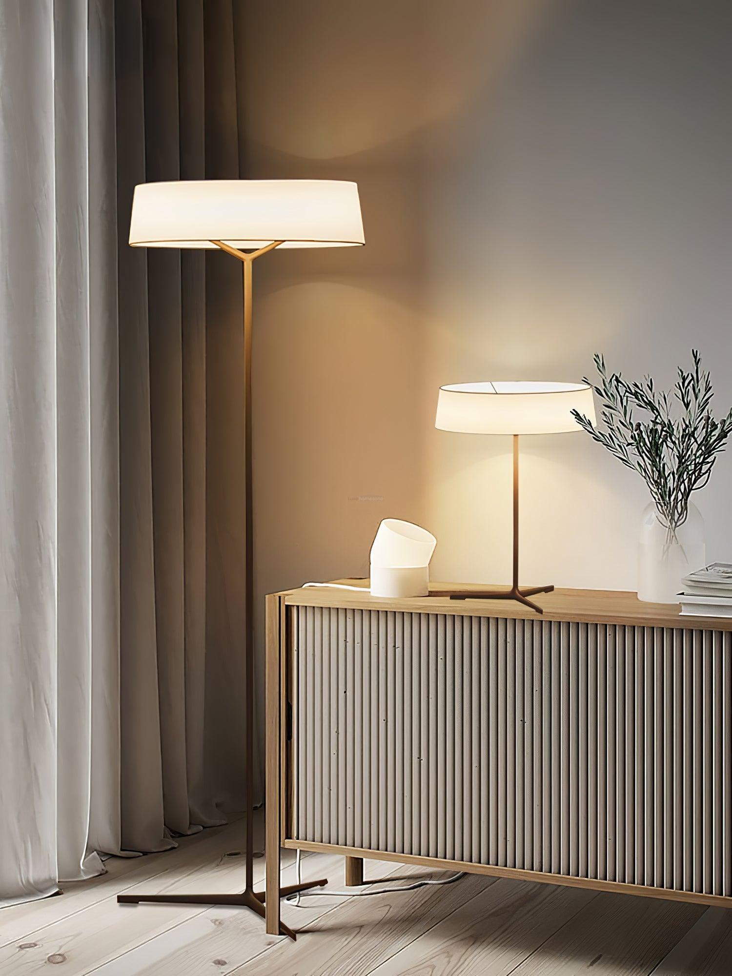 Paper Glow Round Floor Lamp - Paper-1-Luxehomezone