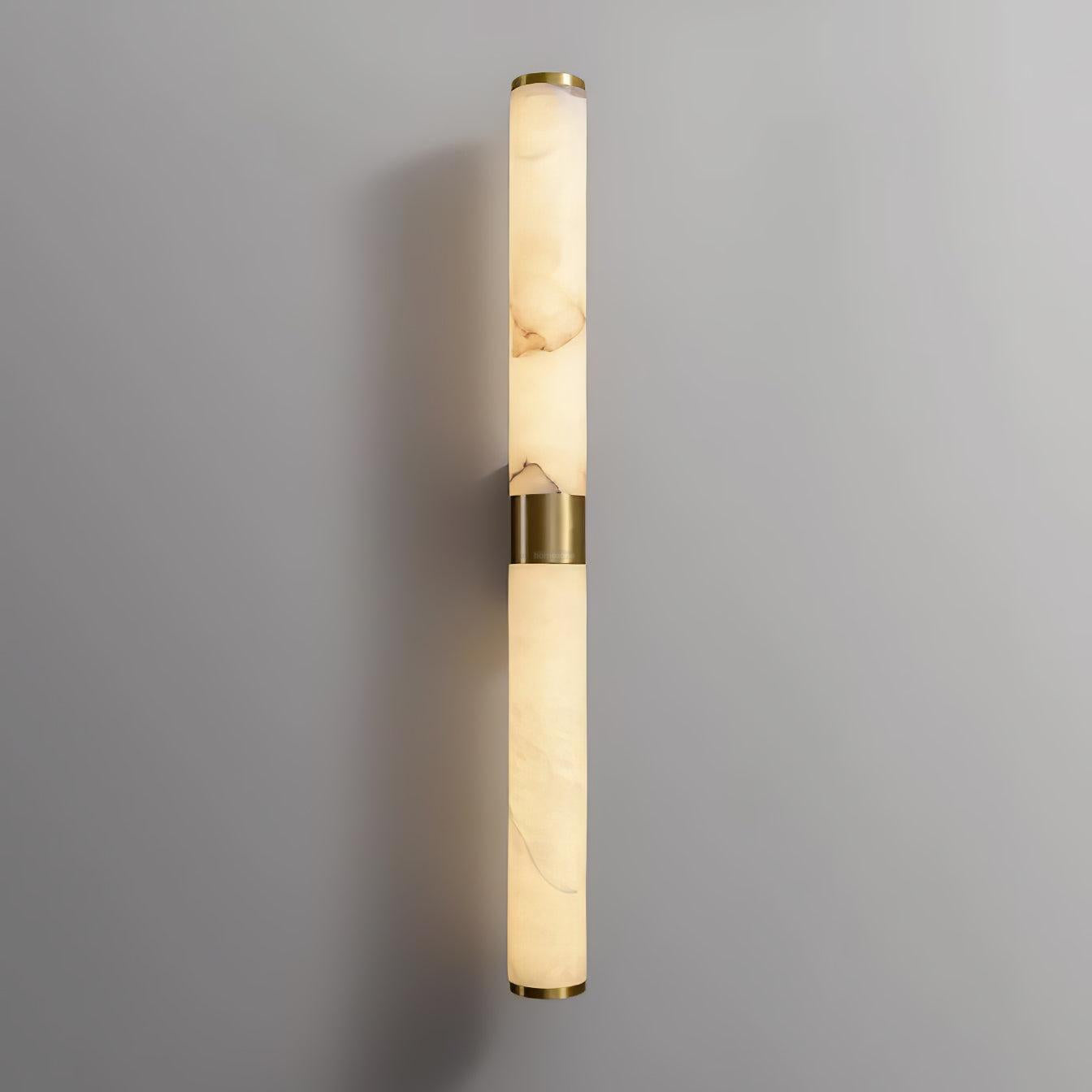 Line Alabaster Wall Sconce - Alabaster, Alabaster Wall Lamp-1-Luxehomezone