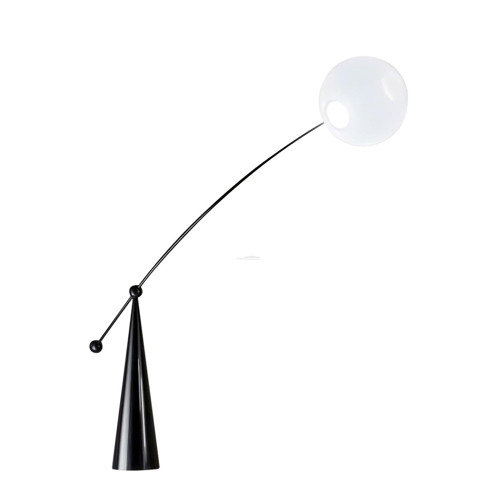 Opal Arc Floor Light - Bent-1-Luxehomezone