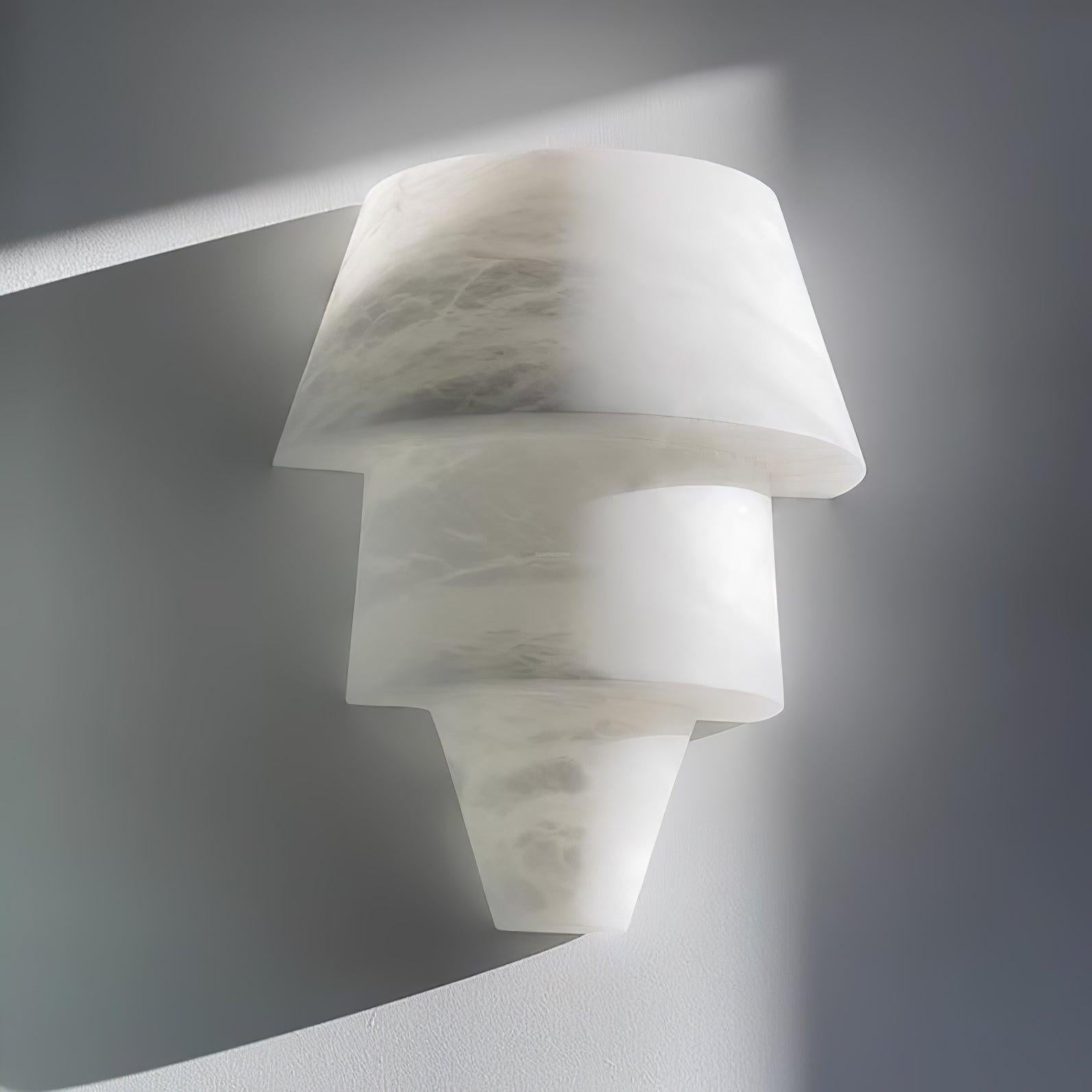 Laboratory Wall Sconce - Alabaster, Alabaster Wall Lamp-1-Luxehomezone