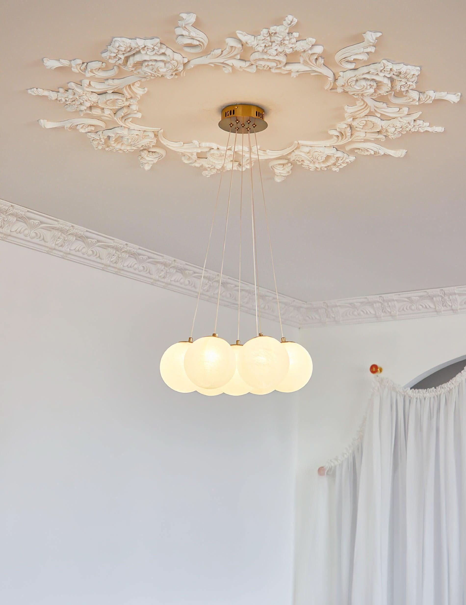 Glass Cluster Chandelier with 7/13/19 heads - Luxehomezone