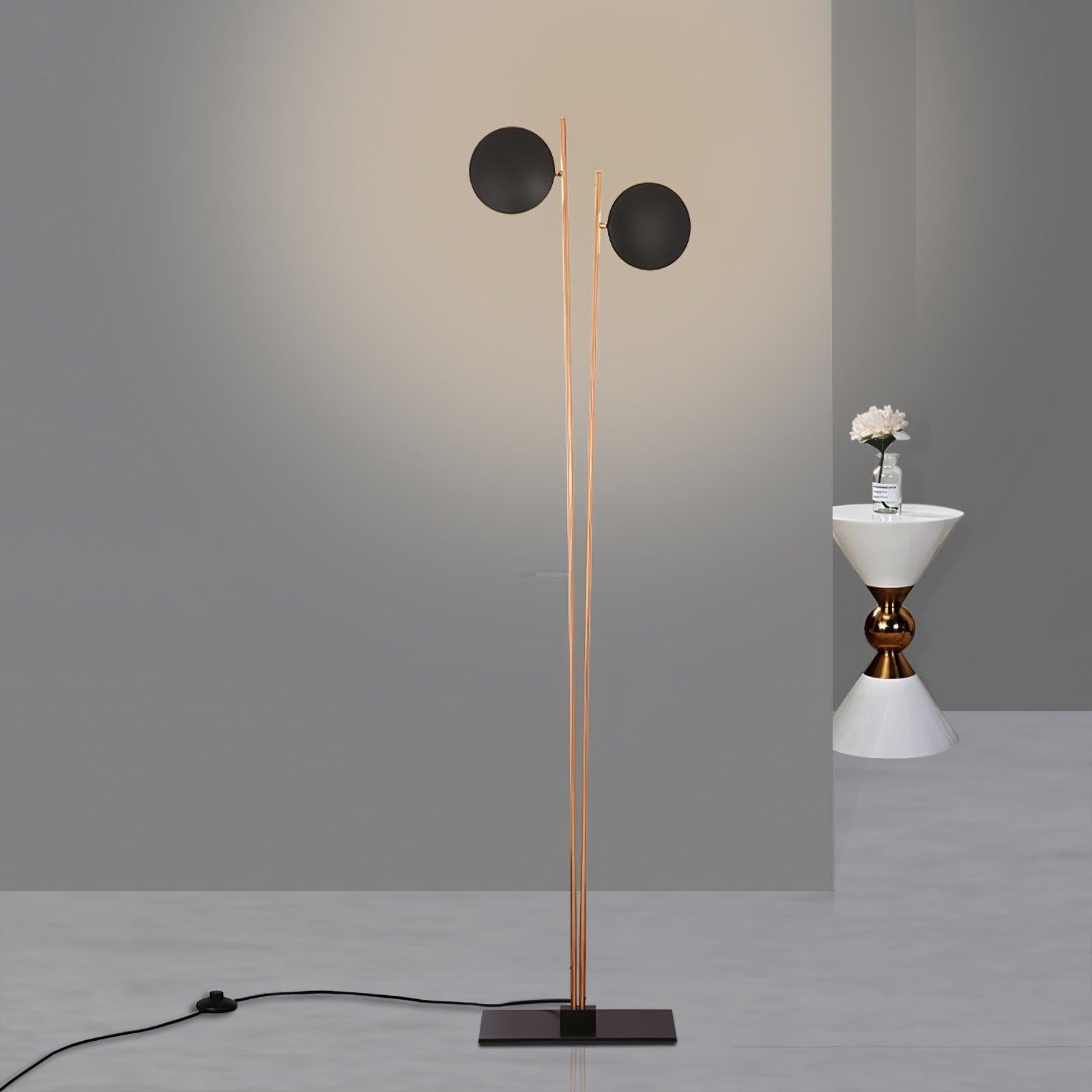 Lederam Floor Lamp with 1/2/3 heads - Mini-1-Luxehomezone