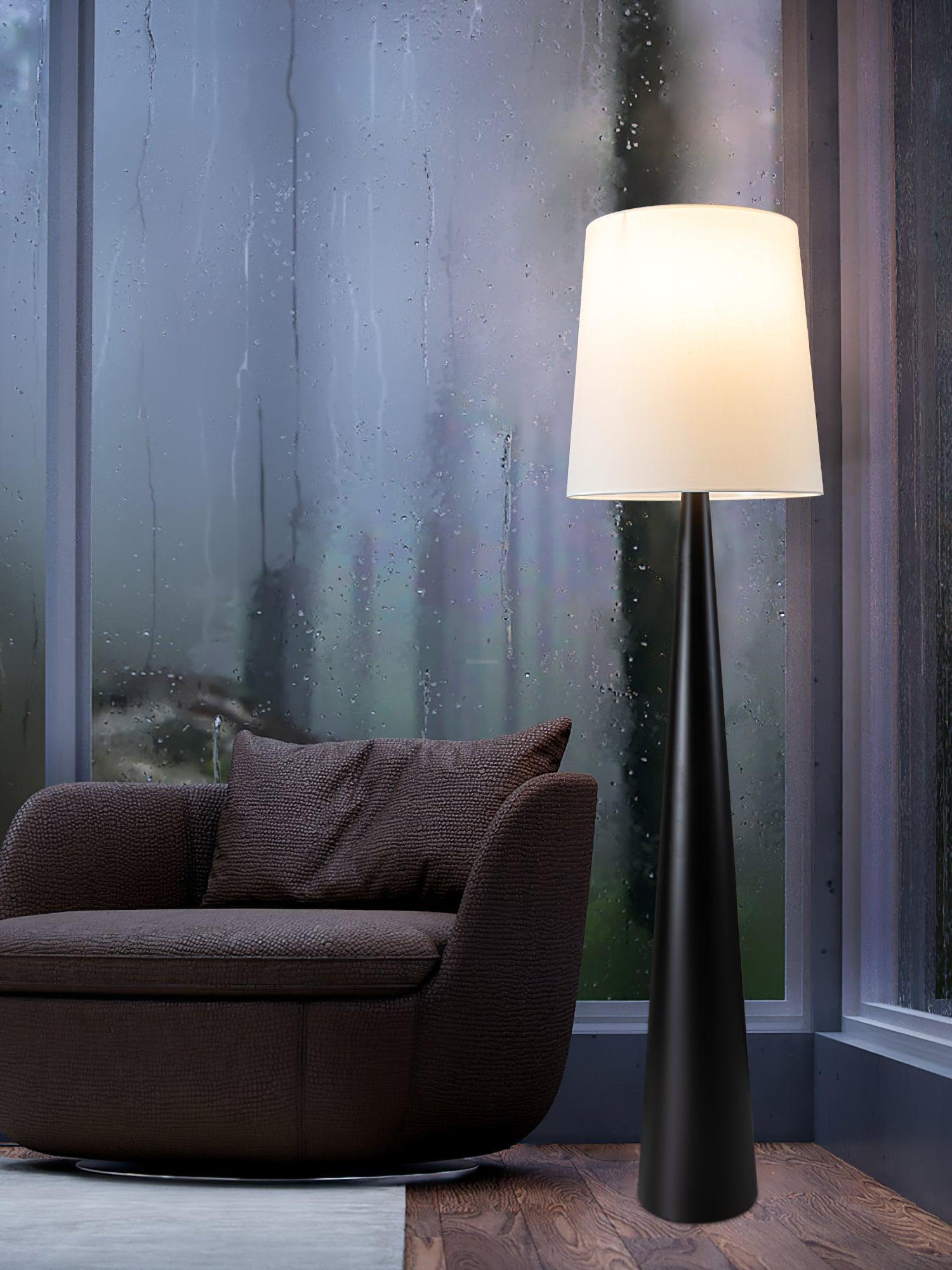 Montenegro Floor Lamp ∅ 19.7″ - Drapery-1-Luxehomezone