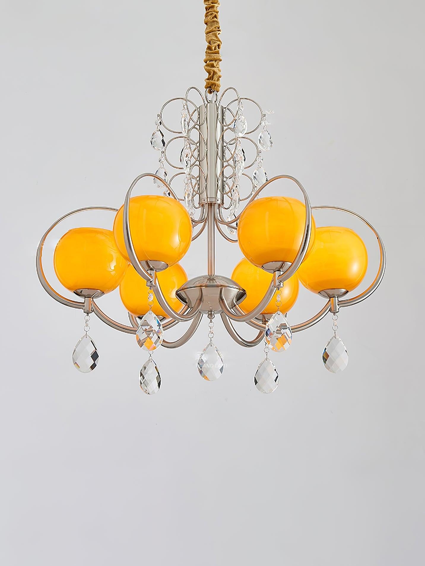 Doria Crystal Chandelier with 6/8/10 heads - Luxehomezone