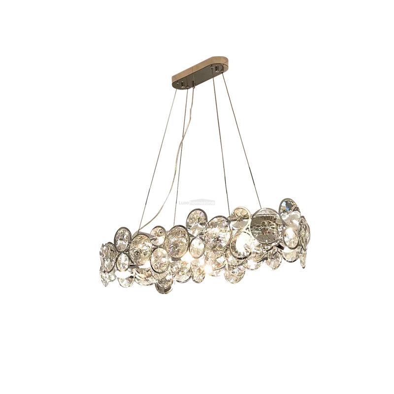 Chrome Crystal Chandelier - Crystals-1-Luxehomezone