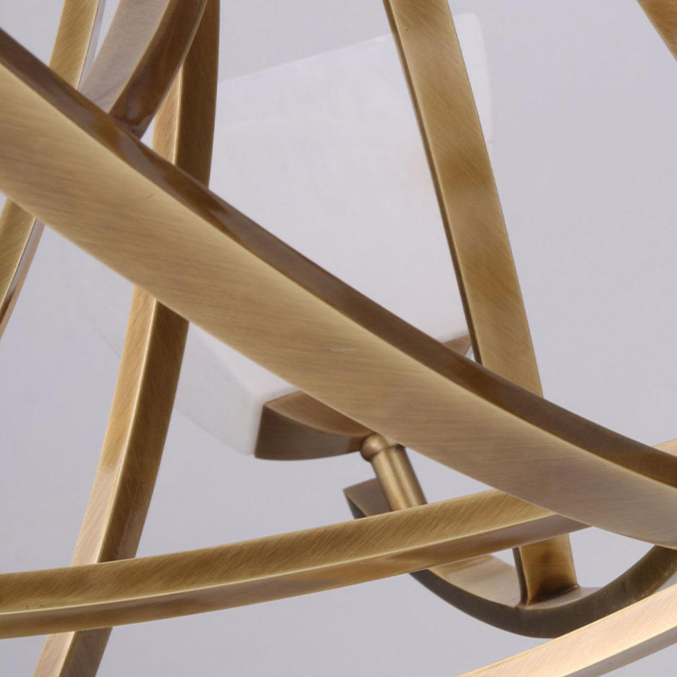 Dover Brass Chandelier with 8 heads - Luxehomezone