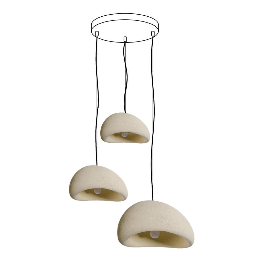 Khmara Chandelier with Rough Combination Type A - Luxehomezone