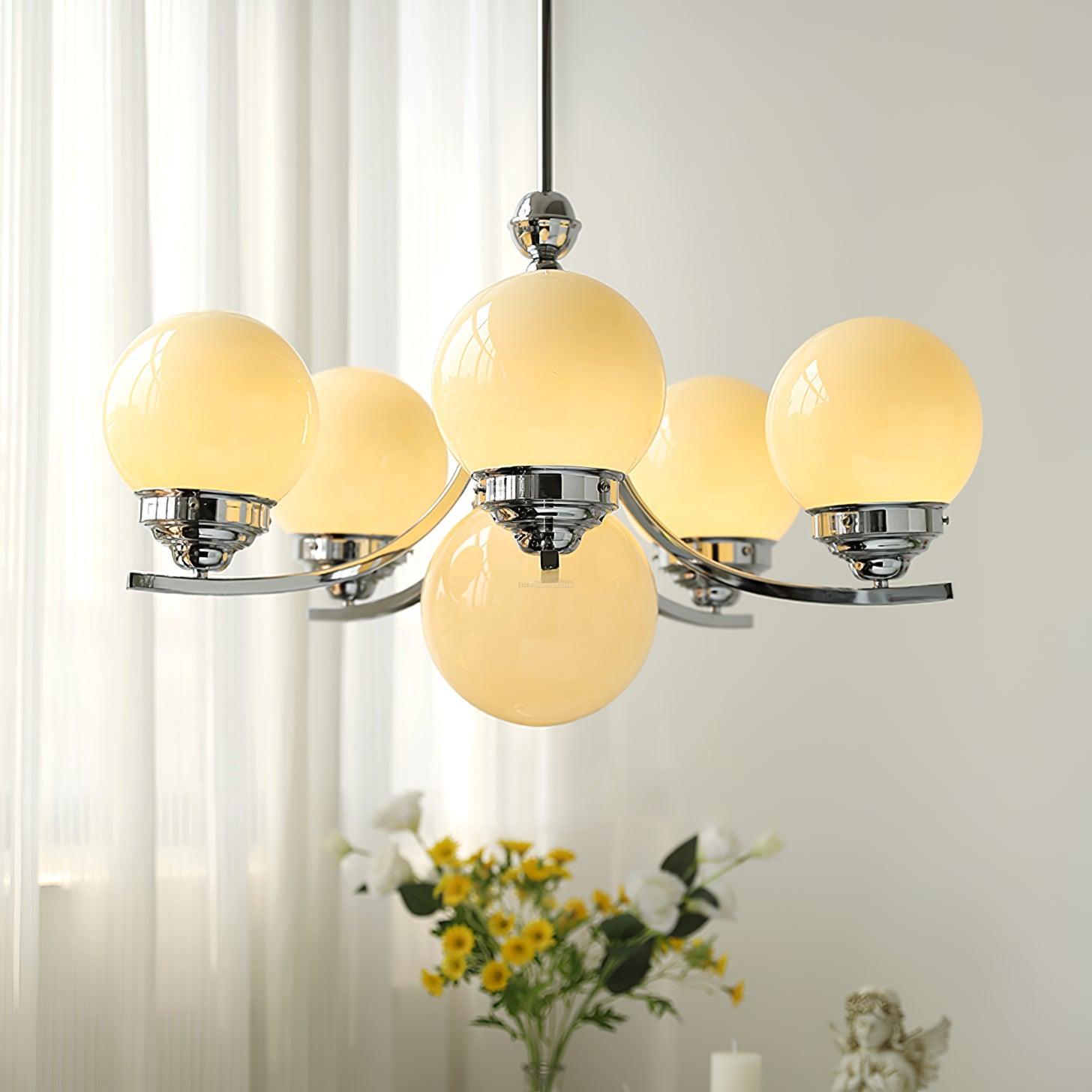 Dewdrop Globe Chandelier ∅ 21.7″ - Bend-1-Luxehomezone