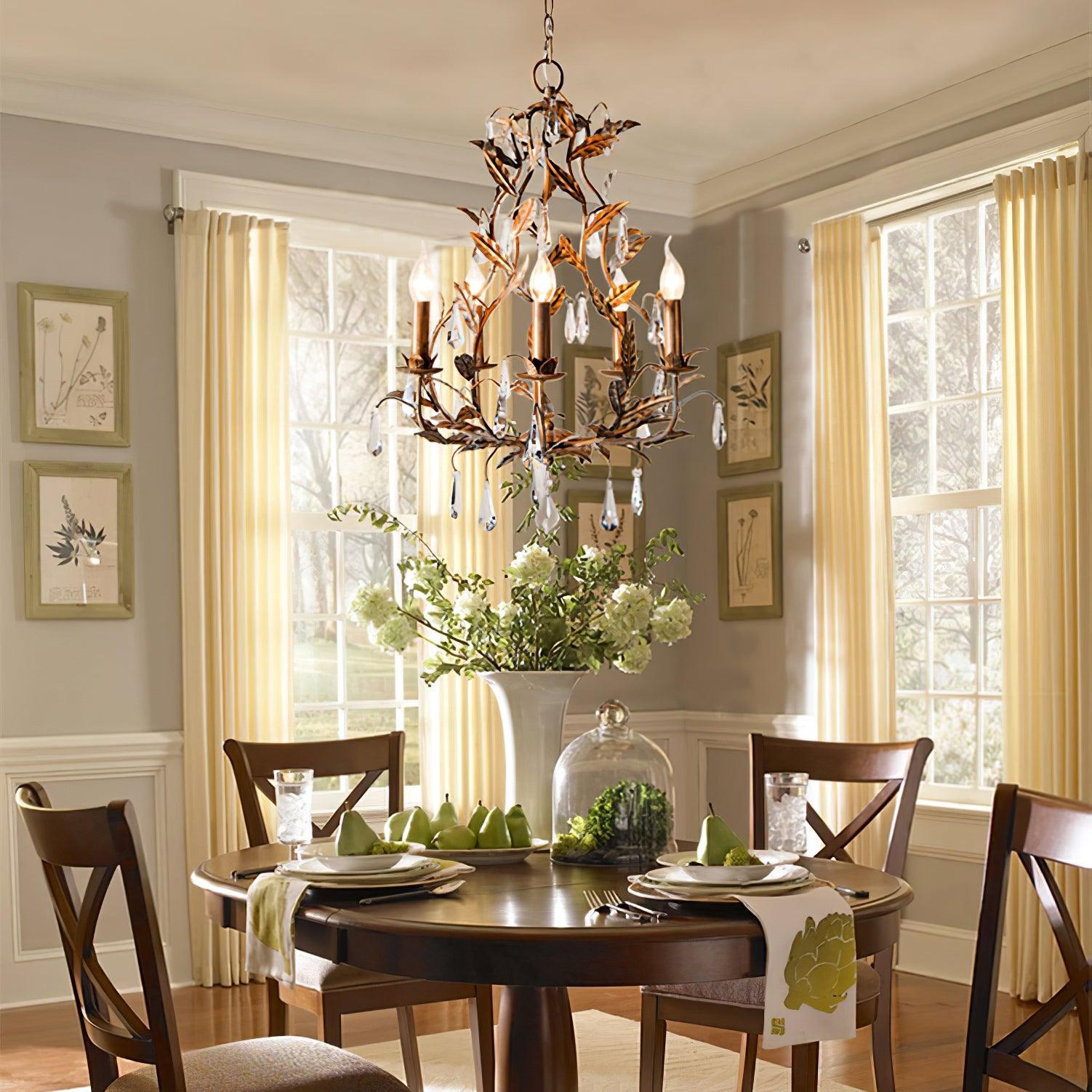Circeo Candle Chandelier Φ 17.7″ - Candle-1-Luxehomezone