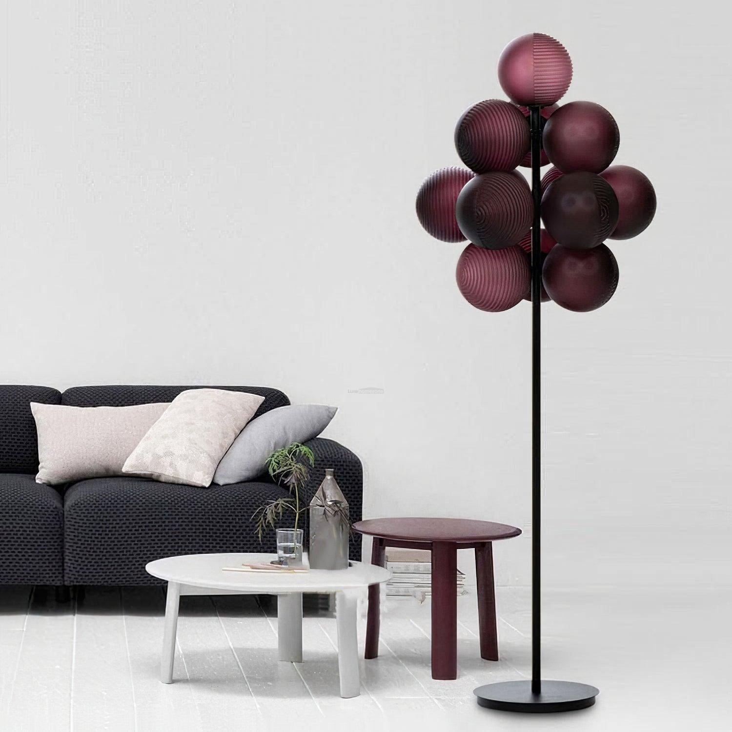 Grape Floor Lamp  ∅ 24″ - Lava-1-Luxehomezone