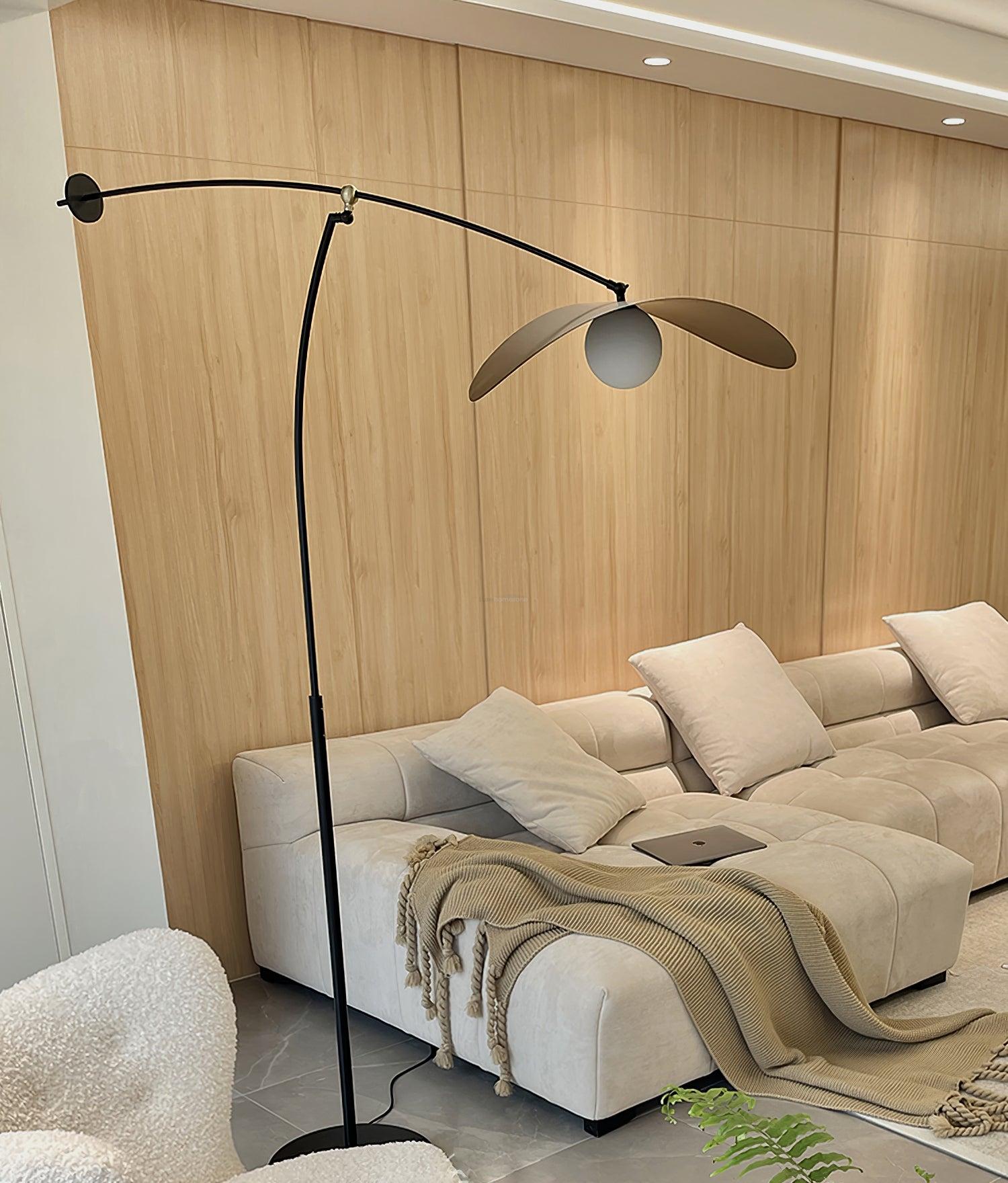 Alonso Floor Lamp  ∅ 6.6″ - Bent-1-Luxehomezone