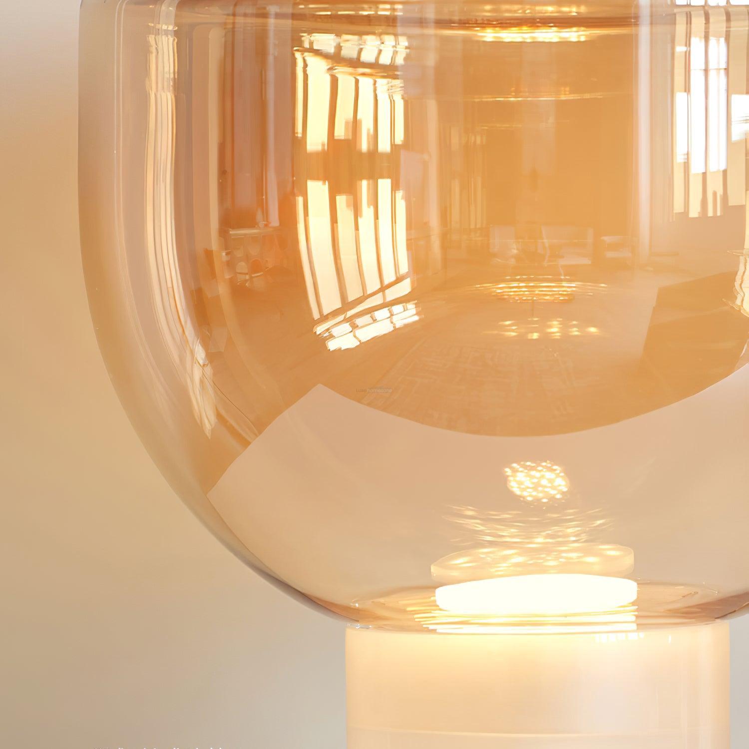 Aella Table Lamp  ∅ 12.5″ ∅ 14.9″ - Art Glass-1-Luxehomezone