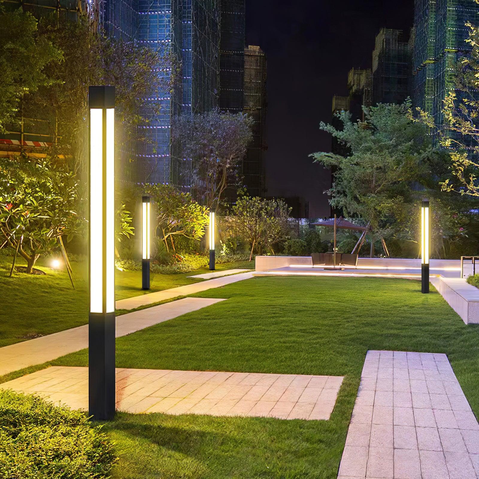 Pole Outdoor Floor Lamp - Pillar-1-Luxehomezone