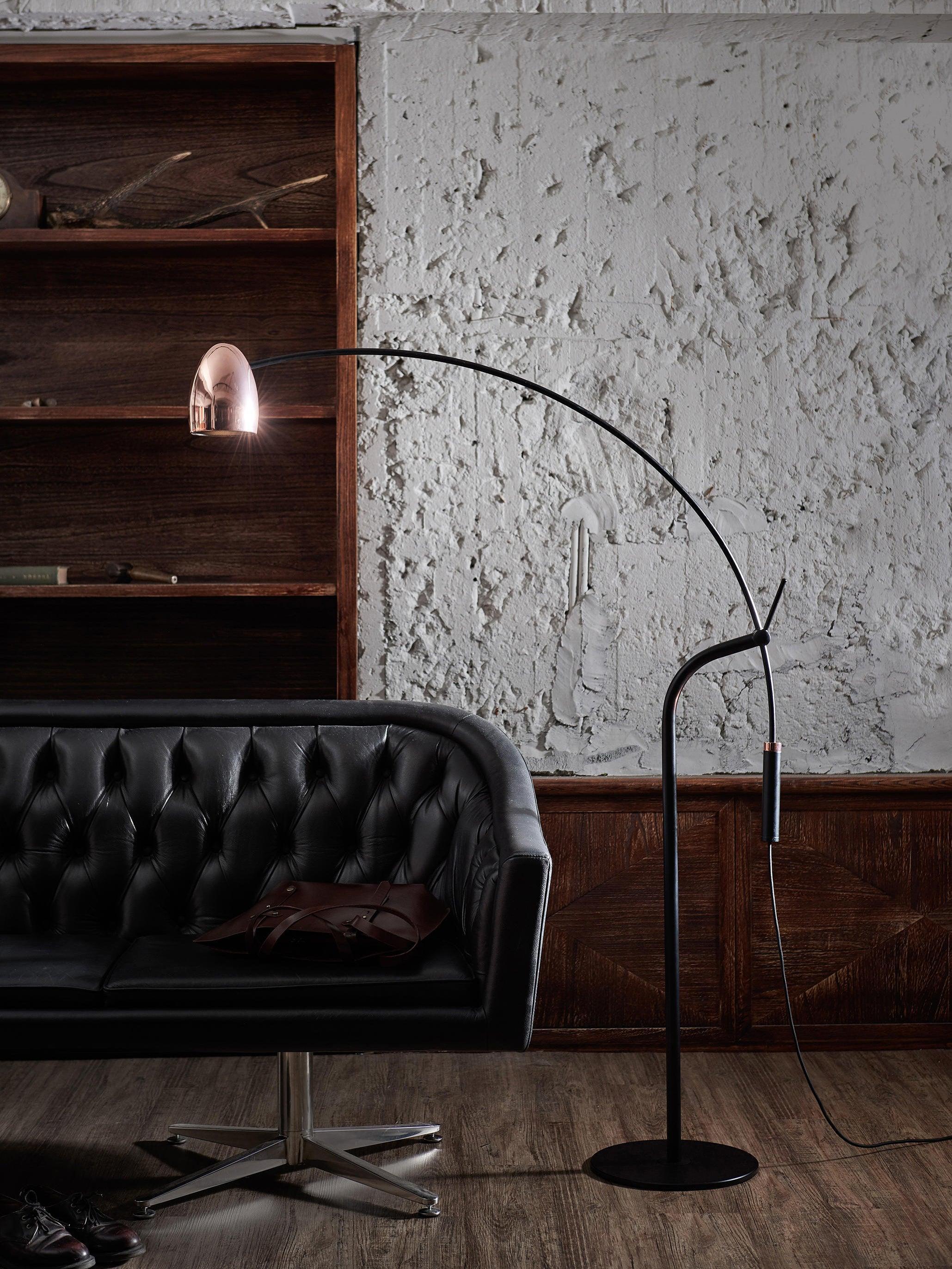 Hercules Floor Lamp ∅ 45.3″ - Bent-1-Luxehomezone