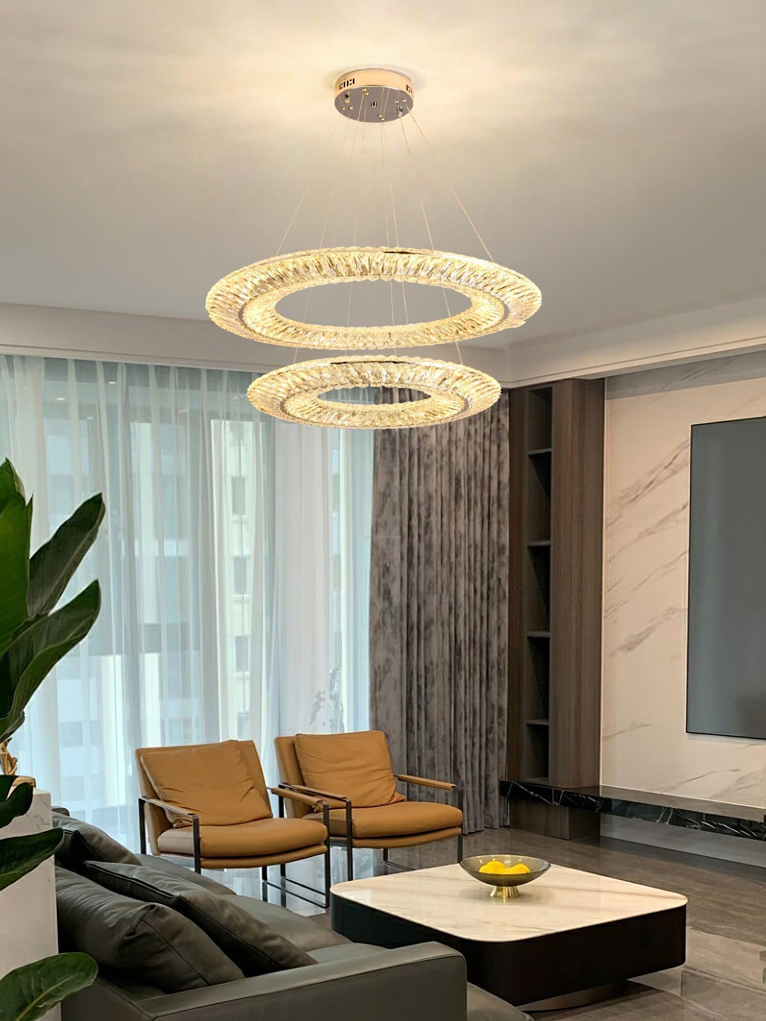 Tanager Geometric Round/Square Chandelier