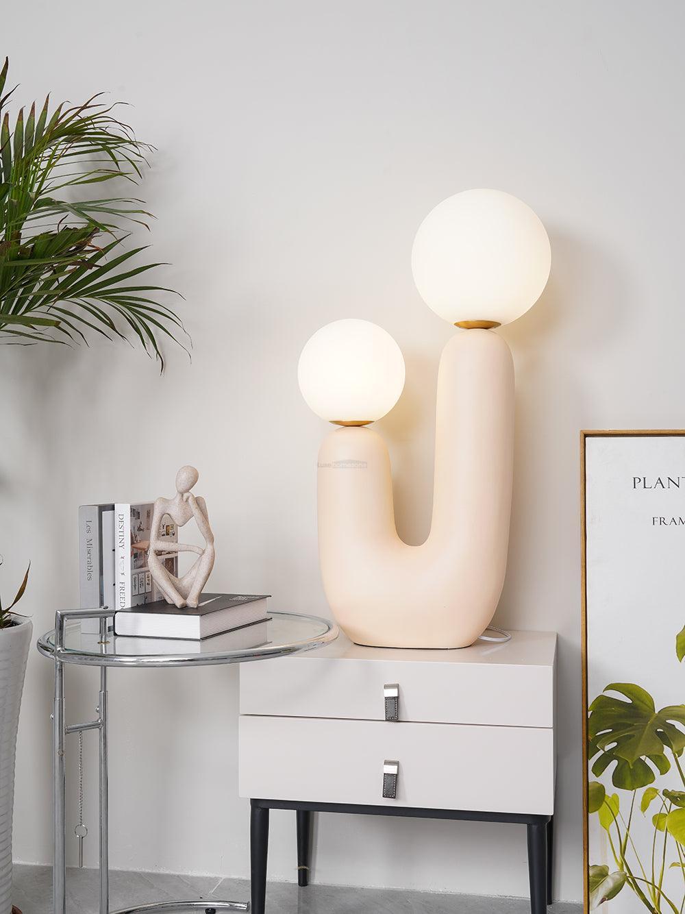Oo Ceramics Table Lamp ∅ 22.4″ - Candy-1-Luxehomezone